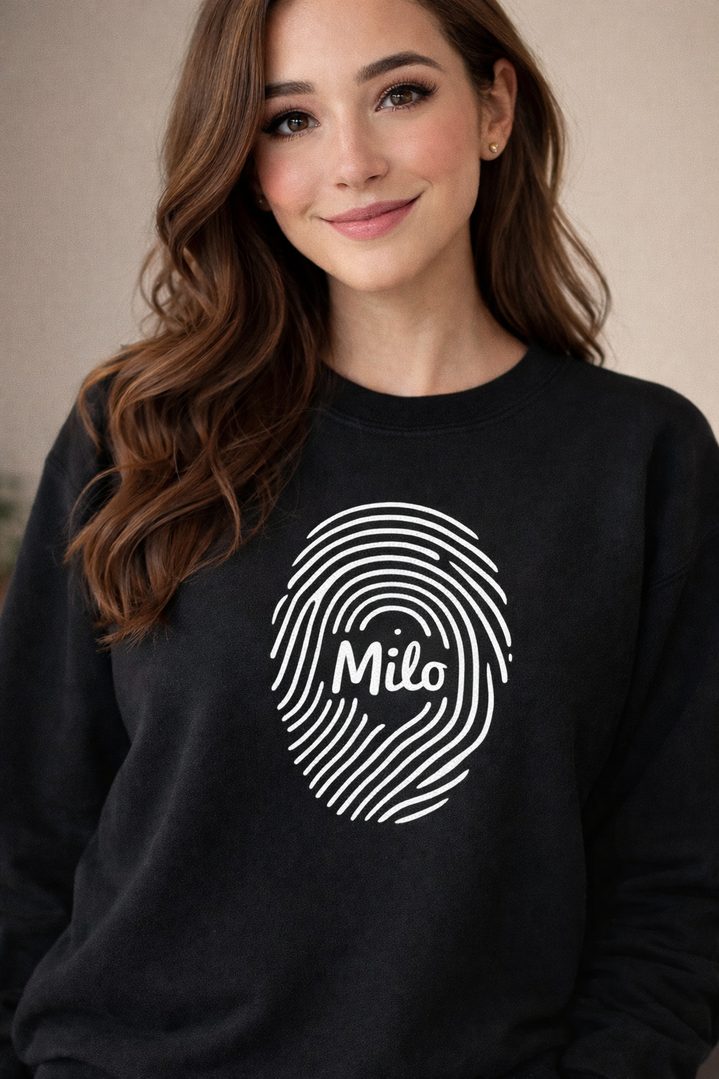 Hoodie mit personalisiertem Pfotenabdruck & Namen