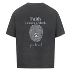 Faith Leaves a Mark - Oversized Shirt (Backprint) - Paw & Soul