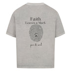 Faith Leaves a Mark - Oversized Shirt (Backprint) - Paw & Soul