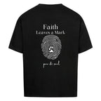 Faith Leaves a Mark - Oversized Shirt (Backprint) - Paw & Soul