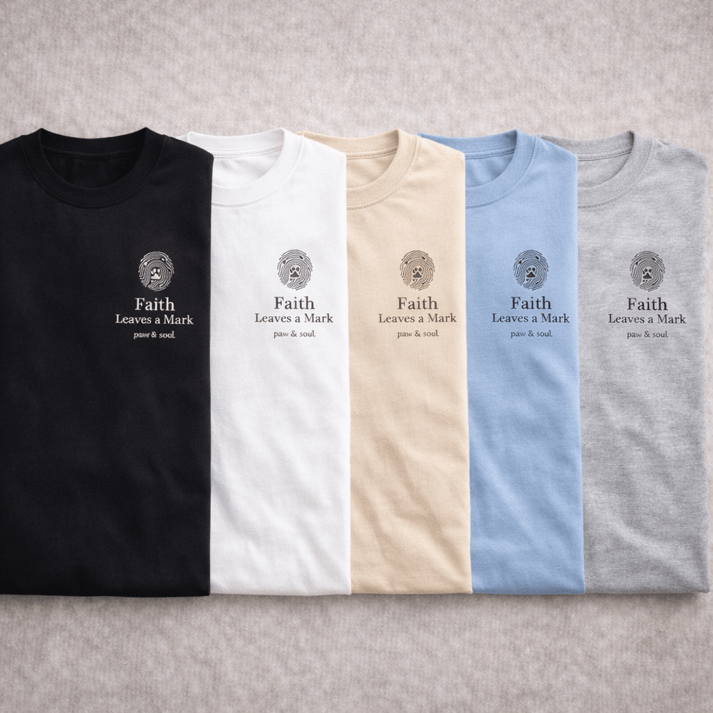 Faith Leaves a Mark – Signature Oversized Shirt - Paw & Soul