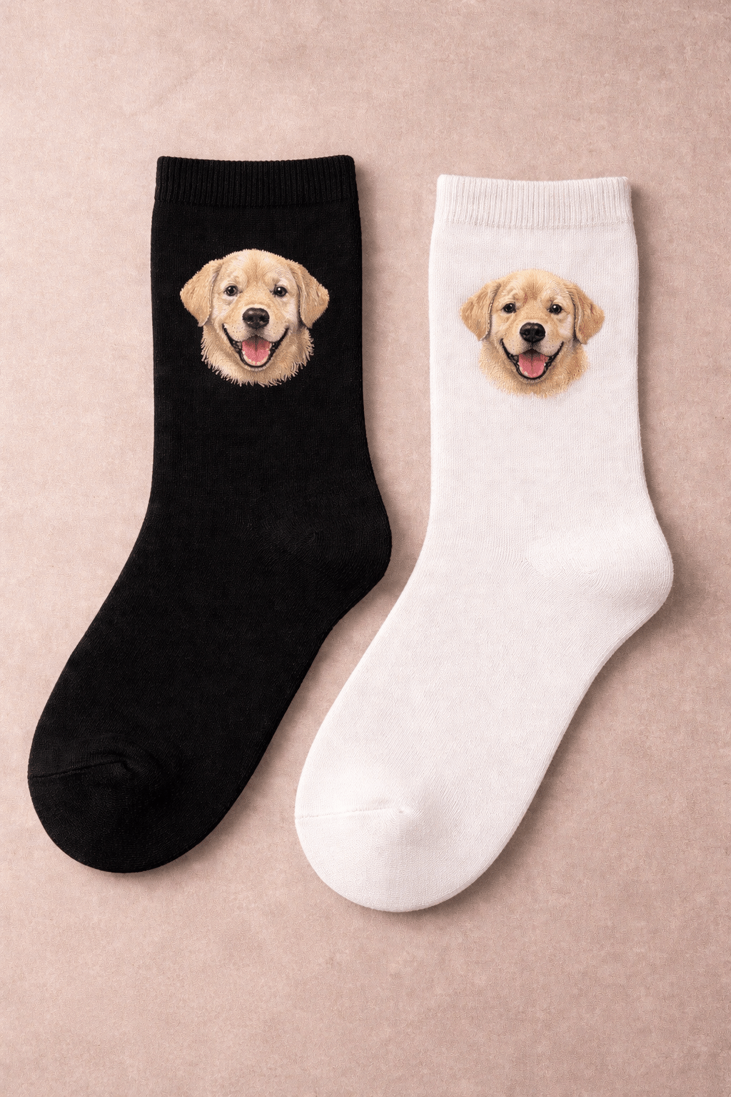 Personalisierte Socken mit Bild oder Namen - Paw & Soul
