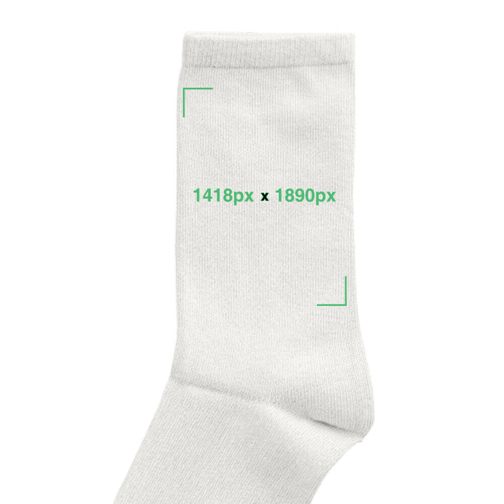 Personalisierte Socken mit Bild oder Namen - Paw & Soul